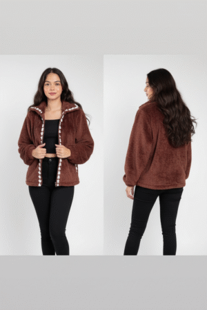 Women’s Full Sleeve Self Design Sweatshirt – Style Meets Cozy Comfort