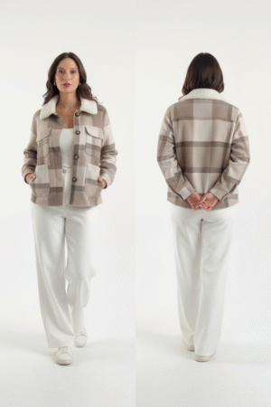 Women’s Plaid Shirt Jacket – Cozy, Chic, and Effortlessly Stylish