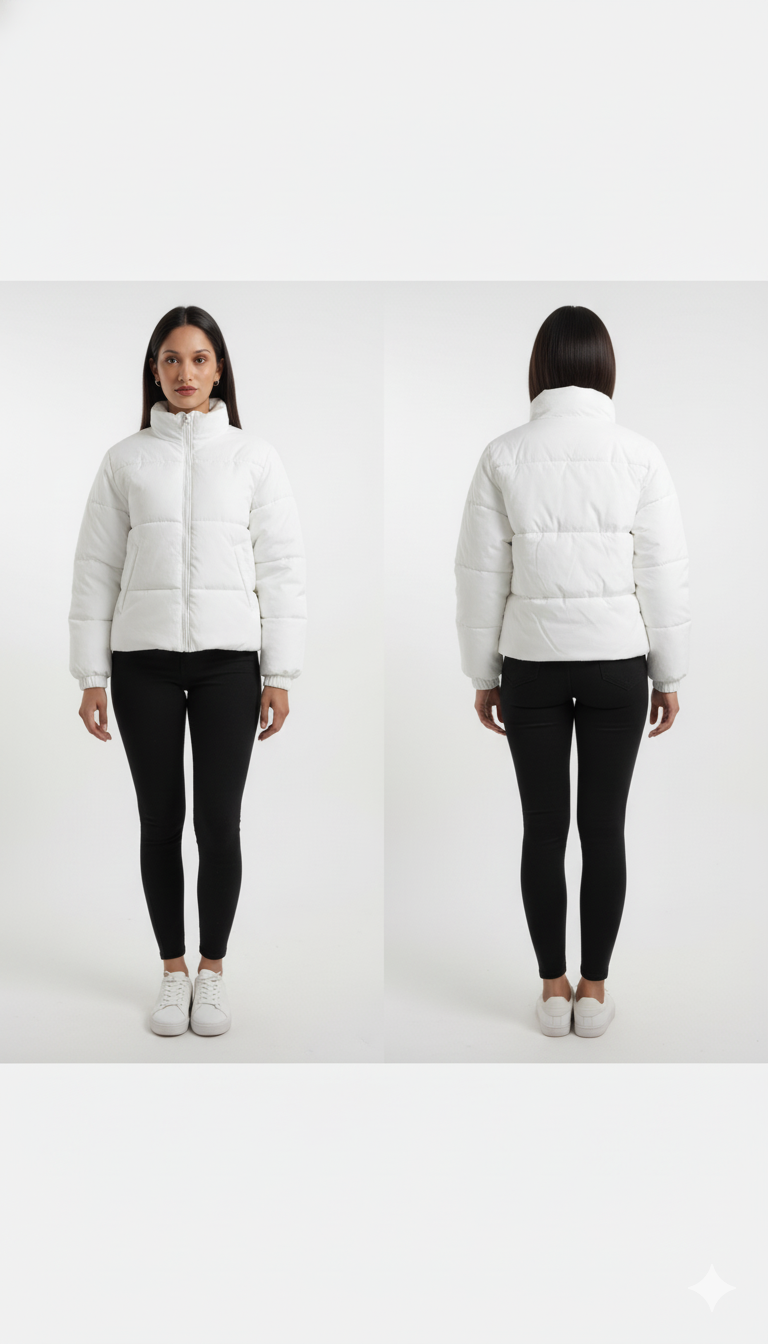 Men’s Stand Collar Winter Lightweight Down Jacket – Oversize, Warm Thick Coat - Image 2